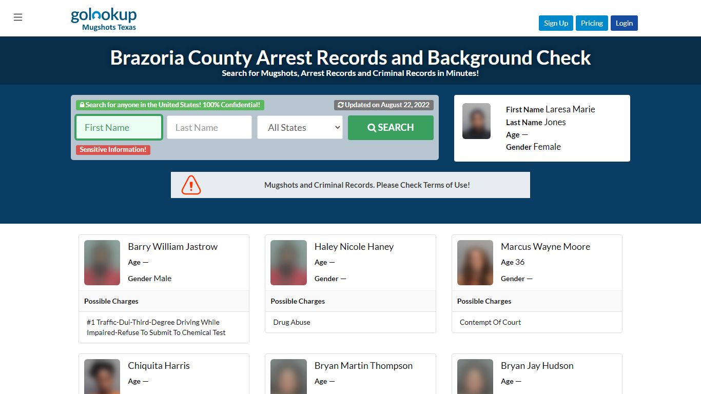 Brazoria County Mugshots, Brazoria County Arrest Records